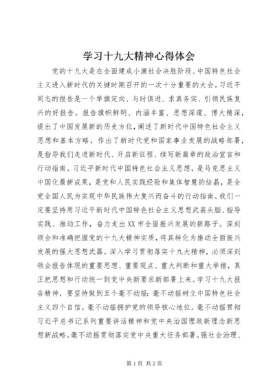 学习十九大精神心得体会 (40).docx