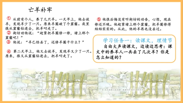 12 寓言二则《亡羊补牢》课件
