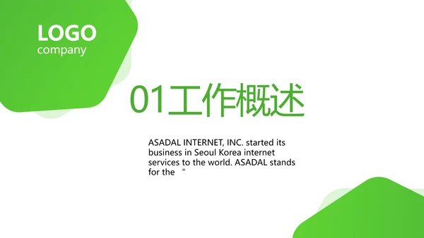 绿色小清新医疗保健品行业动态PPT