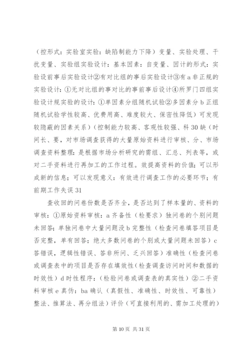 市场调查方案要点.docx