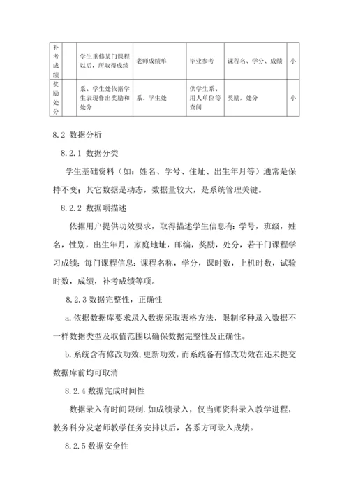 学生学籍综合管理系统需求分析报告.docx