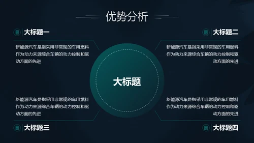夜晚跑车汽车展会通用PPT模版