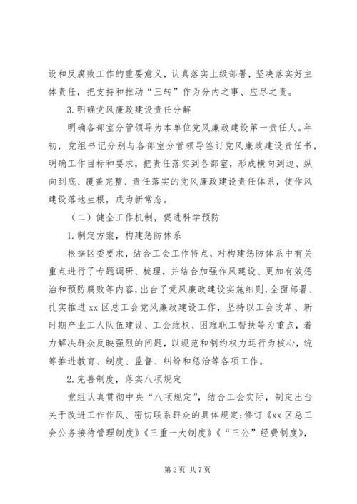 总工会关于推进全面从严治党、加强党的建设的调研报告.docx