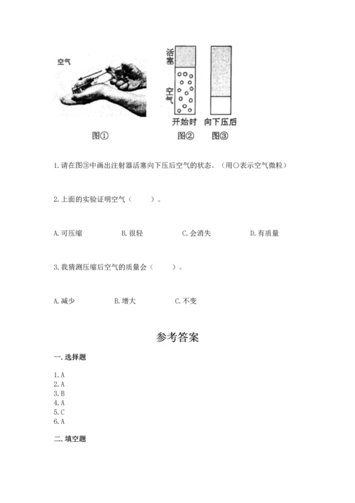 教科版三年级上册科学期末测试卷精品【完整版】.docx