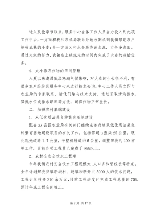 乡镇农业服务中心年终工作总结 (2).docx