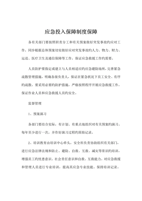 应急投入保障制度保障.docx