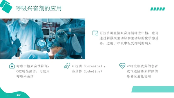 白绿色实拍形状风呼吸衰竭培训PPT