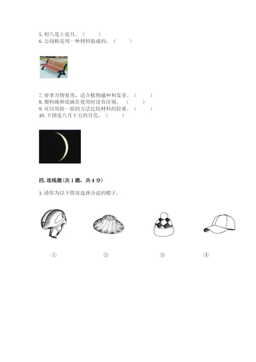 教科版科学二年级上册期末测试卷完美版.docx