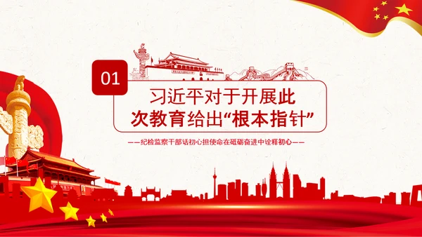 纪委监委不忘初心牢记使命主题教育PPT