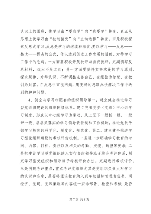 弘扬延安精神与学习型党组织建设.docx