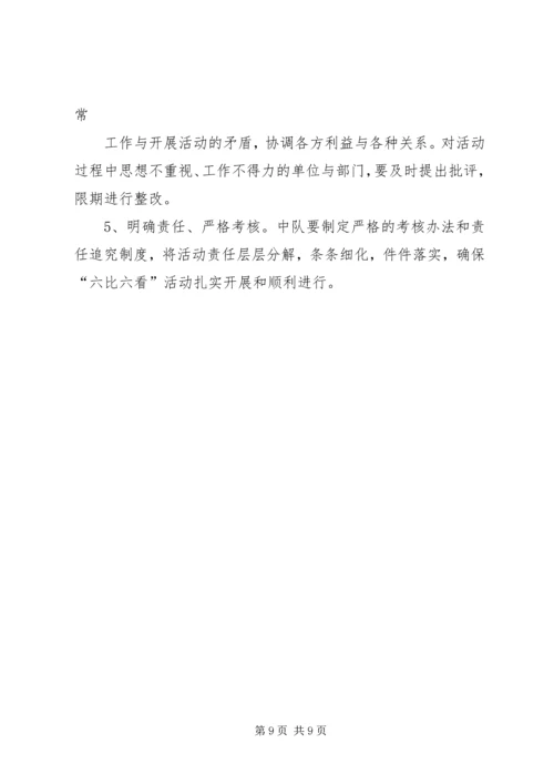 路政一中队六比六看实施方案 (2).docx