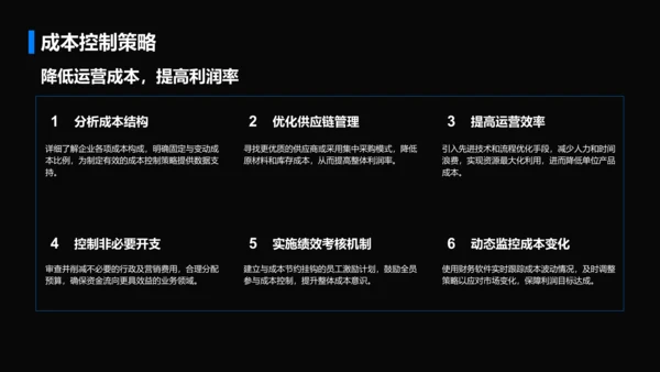 蓝色商务风通用行业商业计划书PPT模板