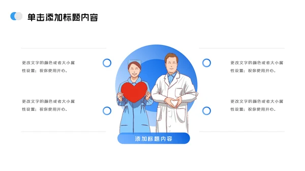 医疗医院护理宣传医学医生工作总结汇报PPT模板