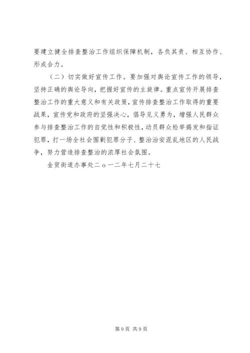 街道毒品问题重点整治工作实施方案 (3).docx