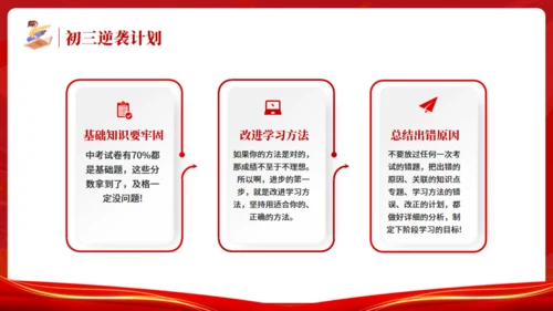 中考最后100天高考倒计时努力学习通用PPT模板