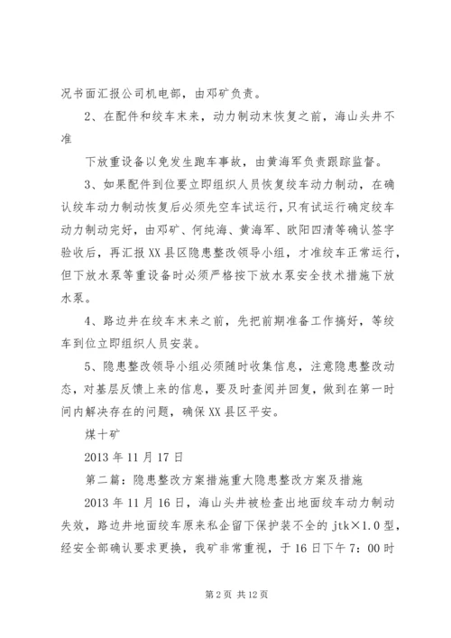 隐患整改方案措施.docx