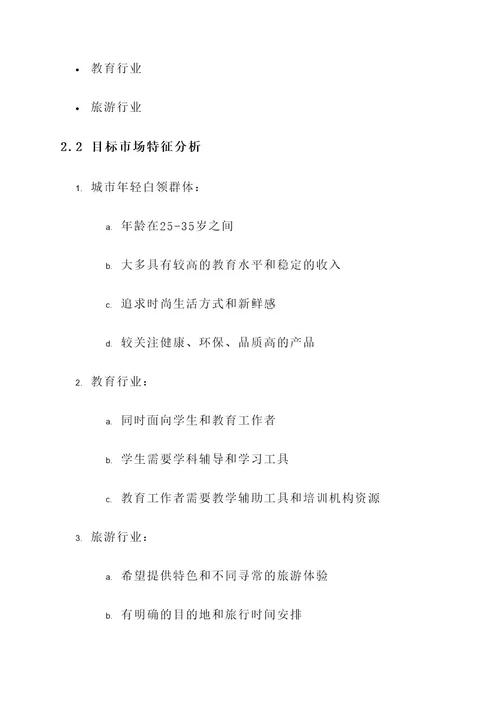 市场营销员方案