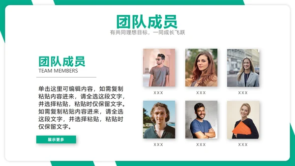 高端大气商务企业团队介绍公司成员架构PPT模板