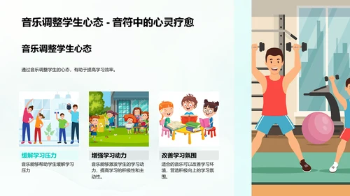 音乐在教学中的应用PPT模板