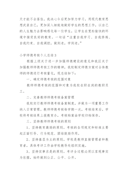 小学师德考核个人总结.docx