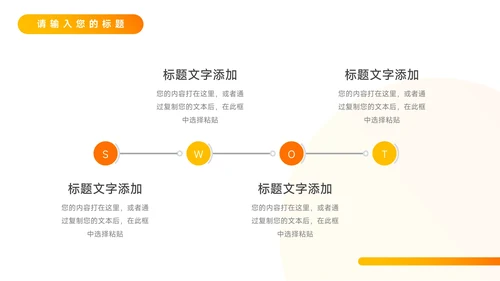 黄色渐变实用学习汇报模板PPT模板