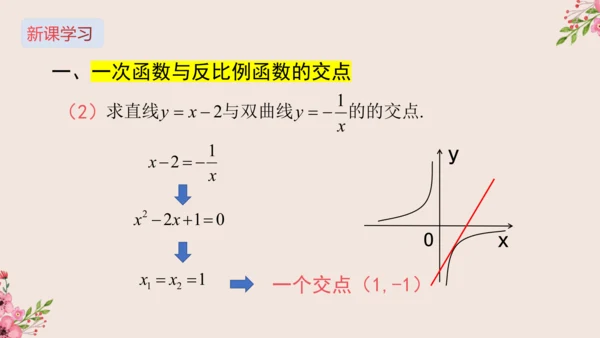第26章 反比例函数与一次函数综合课件(共19张PPT)