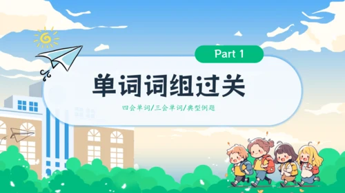 Unit 4 My home 单元复习(一)-单词词组+典型例题（共30张PPT）