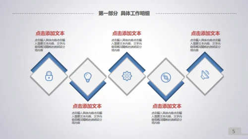 微立体滑动工作总结通用PPT模板