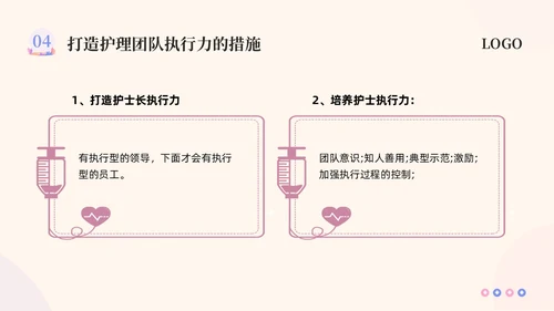 粉紫插画护理团队与文化建设PPT模板宣传PPT动态PPT团团队建设