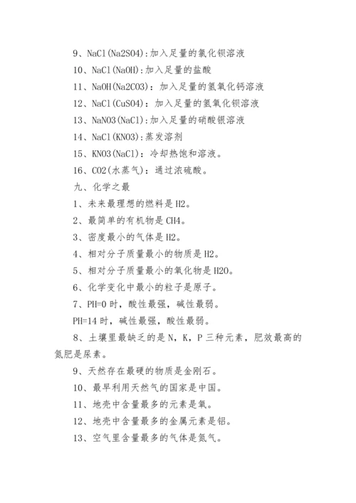 初中化学方程式大全.docx
