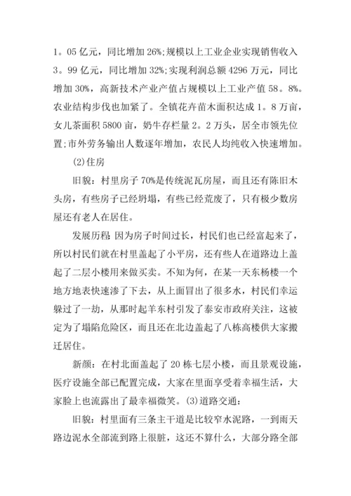 家乡的变化调查研究报告范文.docx