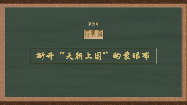 黄绿复古历史人物林则徐人物介绍PPT模板