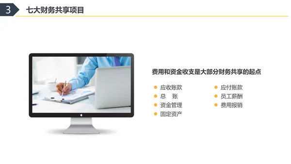 彩色水彩简约商务财务共享服务实训总结企业培训PPT财务知识培训