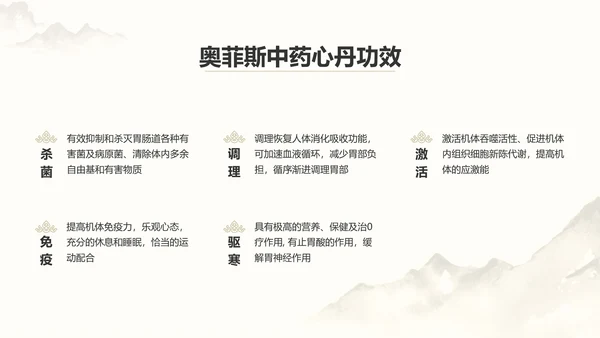 中国风中医药医疗保健产品介绍