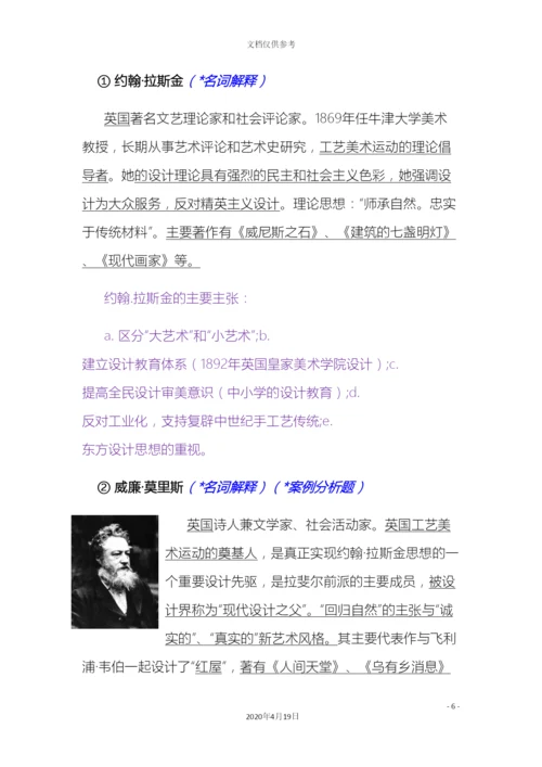 世界现代设计史考研重点笔记整理.docx