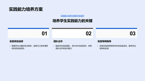 工学教育创新路径PPT模板