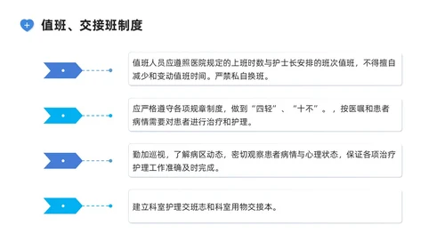 蓝色系商务简约护理核心制度培训PPT课件