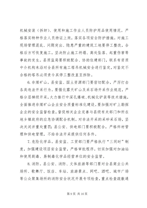副县长在全县半年安全生产工作会议上的讲话.docx