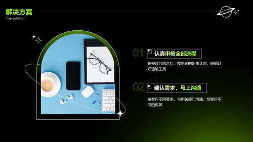 酸性风绿色工作汇报PPT套装