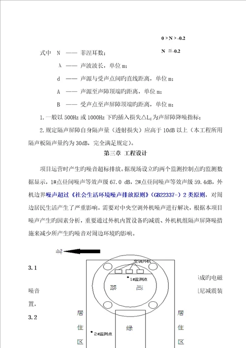 噪声治理设计专题方案