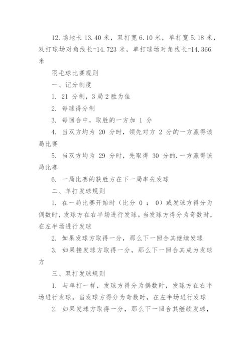 羽毛球场地规则解释.docx