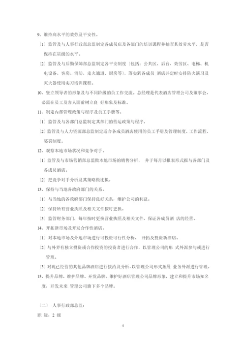 酒店管理公司组织架构与管理制度教材.docx