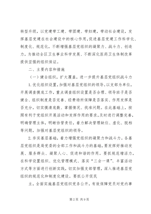 人民医院某年基层组织建设实施方案.docx