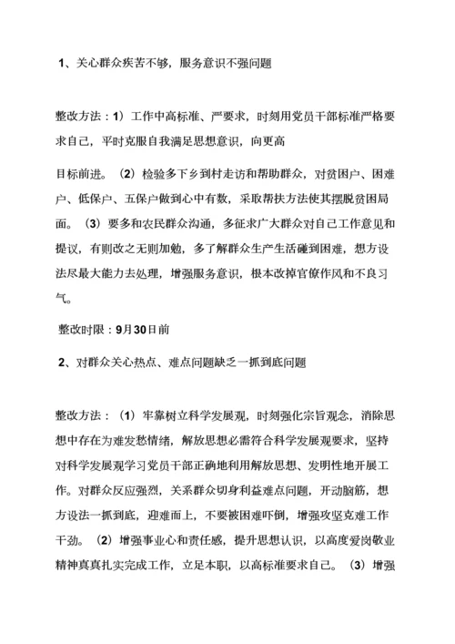 活动专项方案之查摆问题整改专项方案.docx