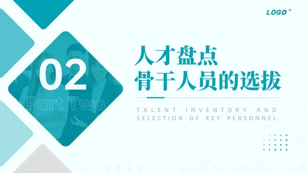 绿色商务动态企业全面人才培养计划通用PPT模版