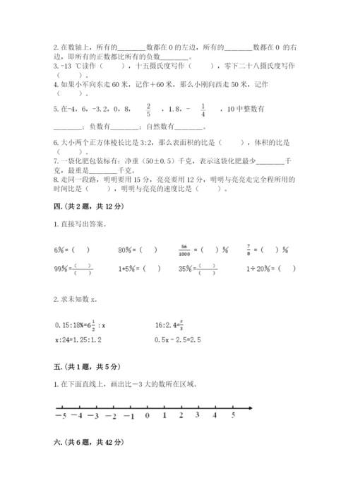 北师大版数学小升初模拟试卷及完整答案【典优】.docx