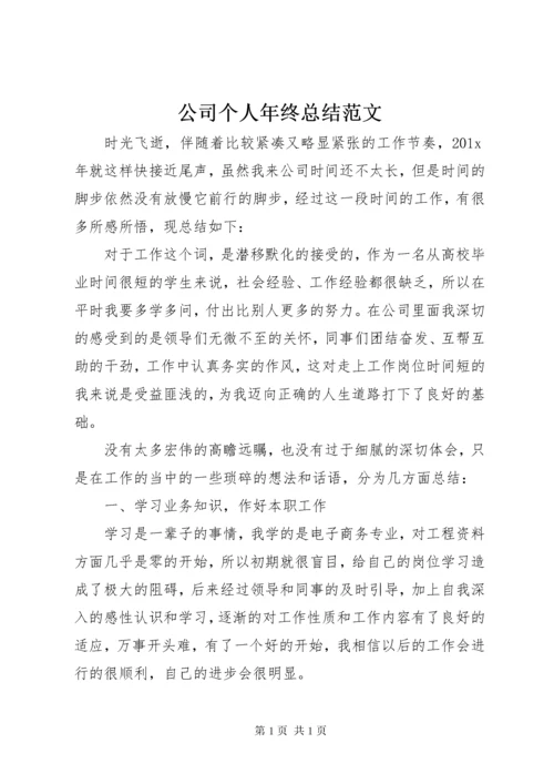 公司个人年终总结范文.docx