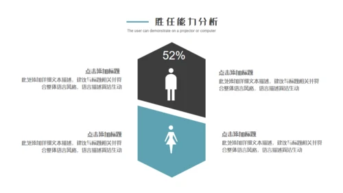 西装男竞聘求职简历通用PPT模板