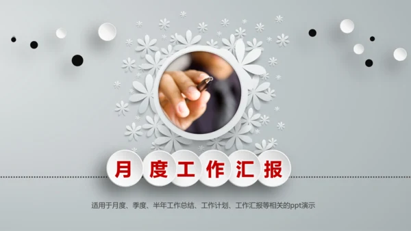 季度半年月度工作总结汇报述职报告PPT