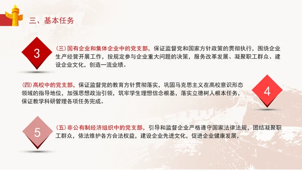 2024党支部标准化规范化《(中国共产党支部工作条例(试行)》党课ppt